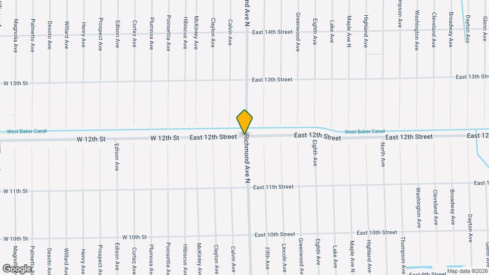 910 East 12th Street Map and Location Details