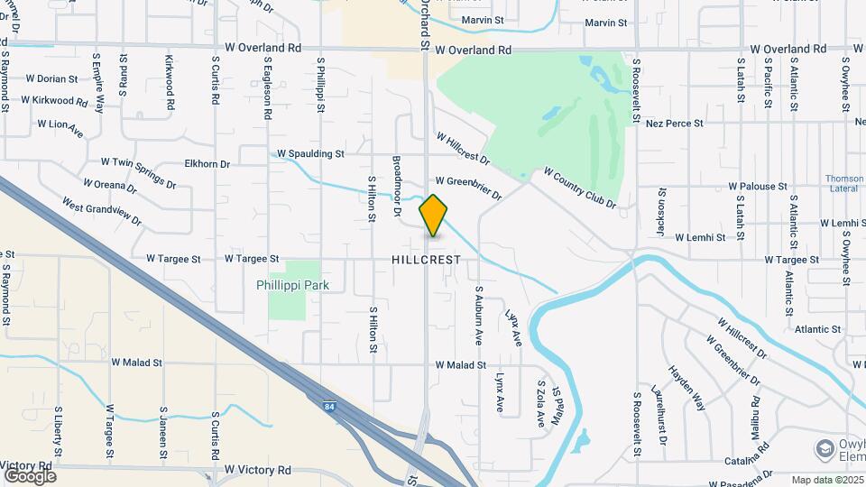 2172 S Orchard St Map and Location Details