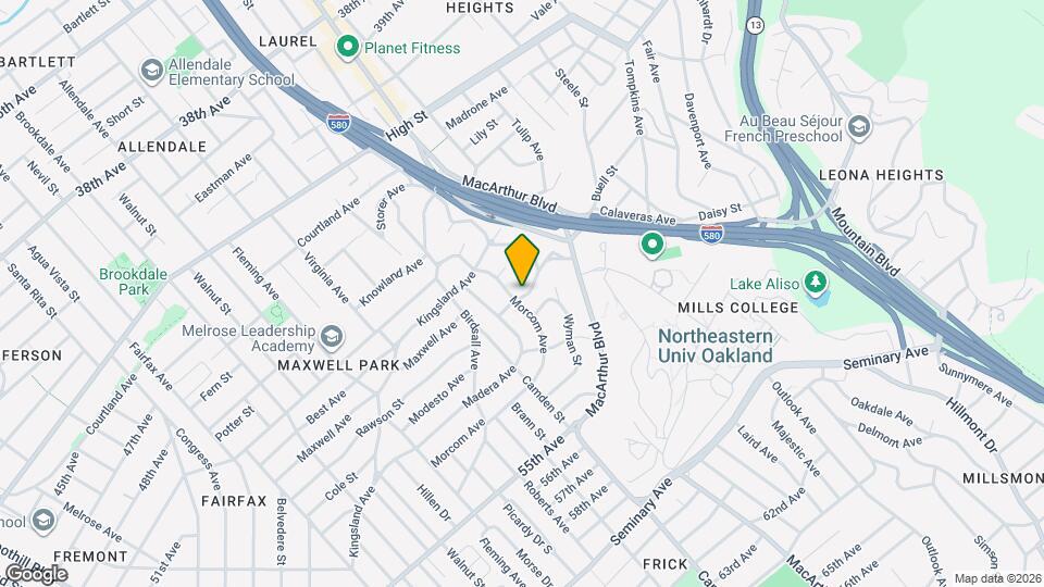 3407 Pierson St Map and Location Details