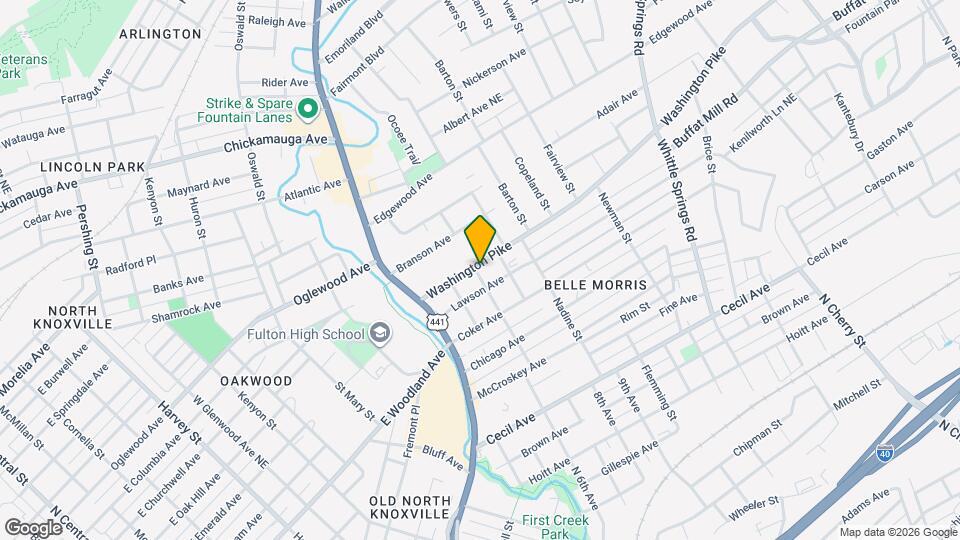 1602 Washington Pike Map and Location Details