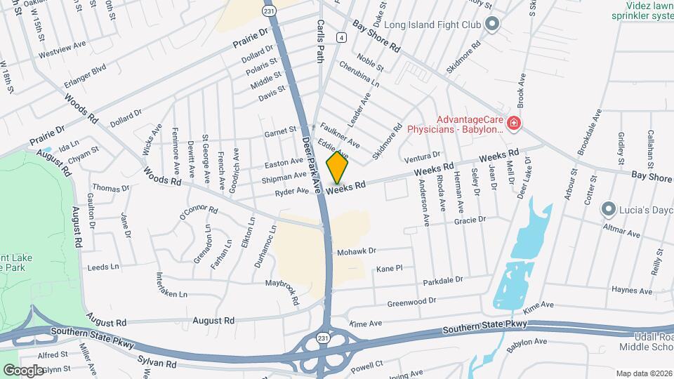 Weeks Manor Senior Apartments Map and Location Details