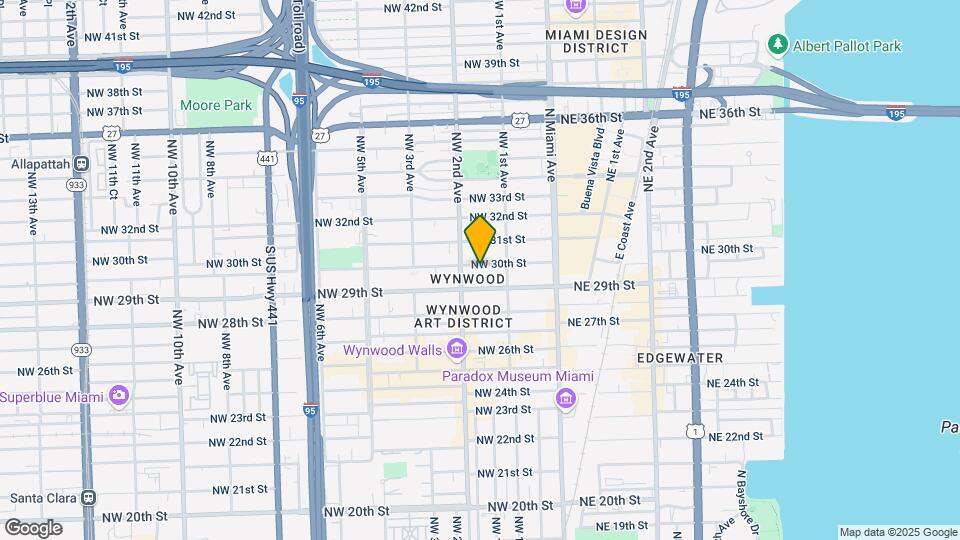 160 NW 30th St Map and Location Details