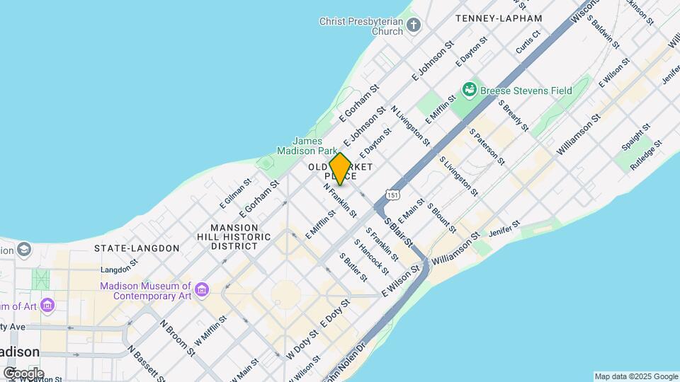 117 N Franklin St Mapa y Detalles de la Ubicación