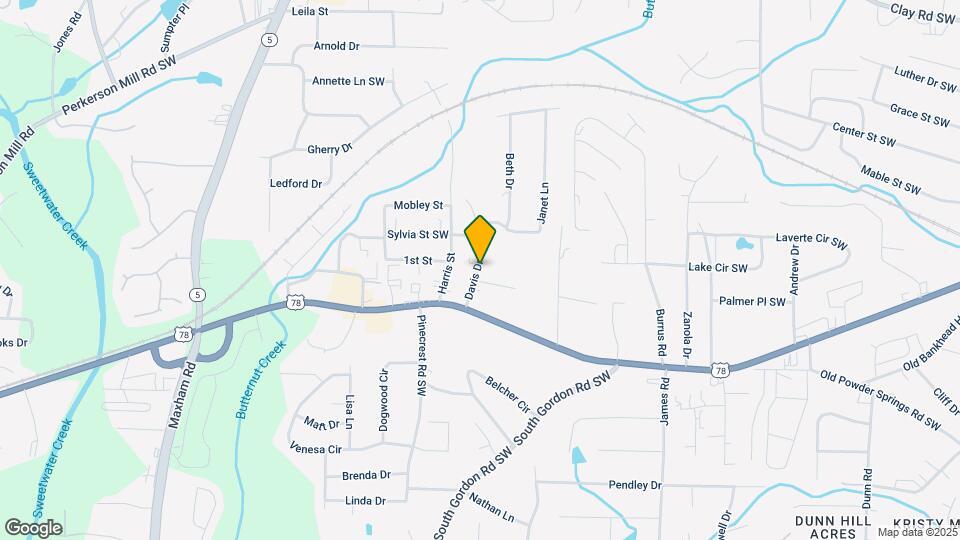 5551 Davis Dr Mapa y Detalles de la Ubicación