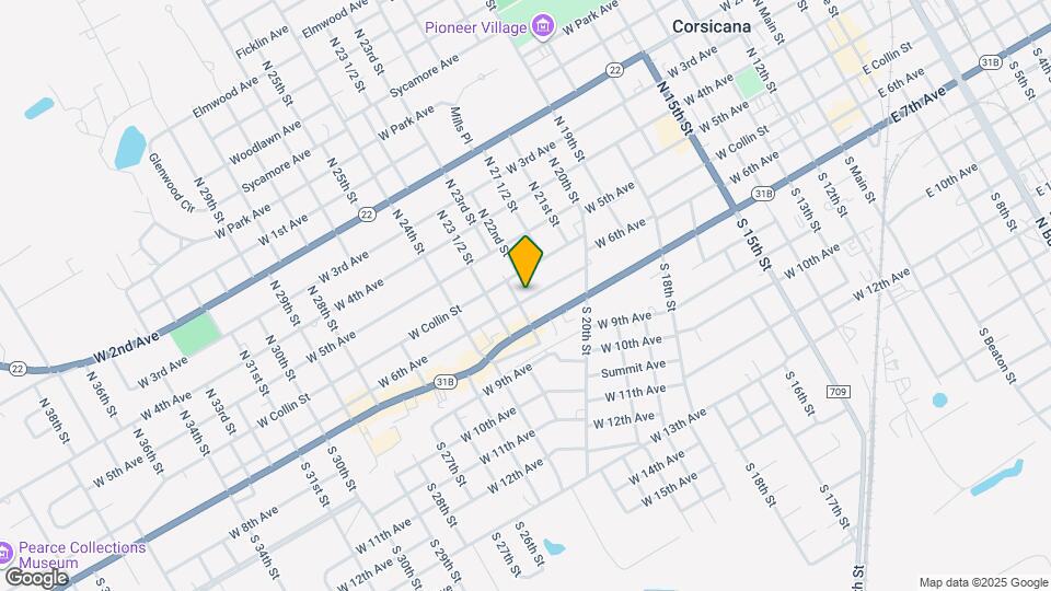 1126 W 6th Ave Map and Location Details