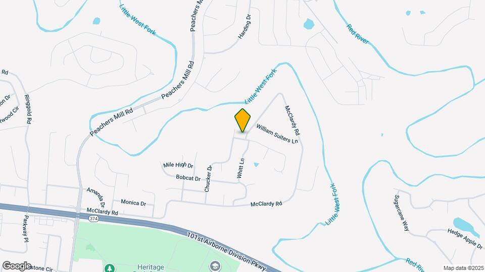 1077 Gunpoint Dr Map and Location Details
