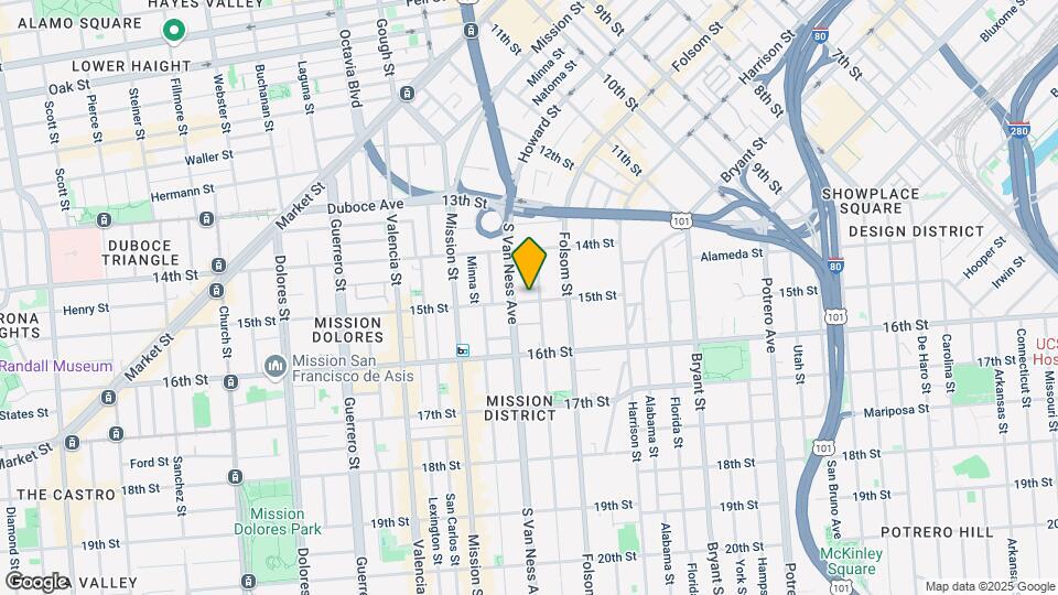 1454-1468 15th St Map and Location Details