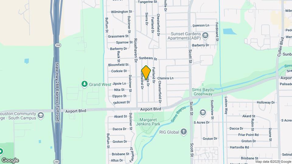 10314 Sierra Dr, Unit A Map and Location Details