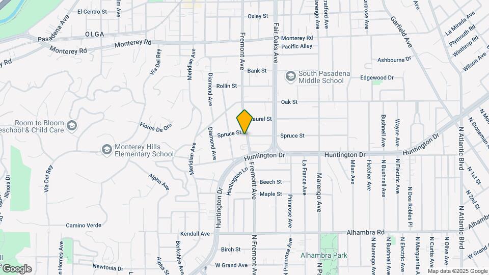 1811 Fremont Ave Map and Location Details