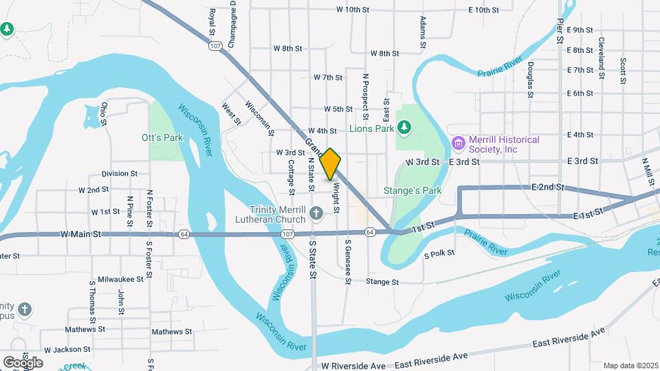602 W 2nd St Map and Location Details