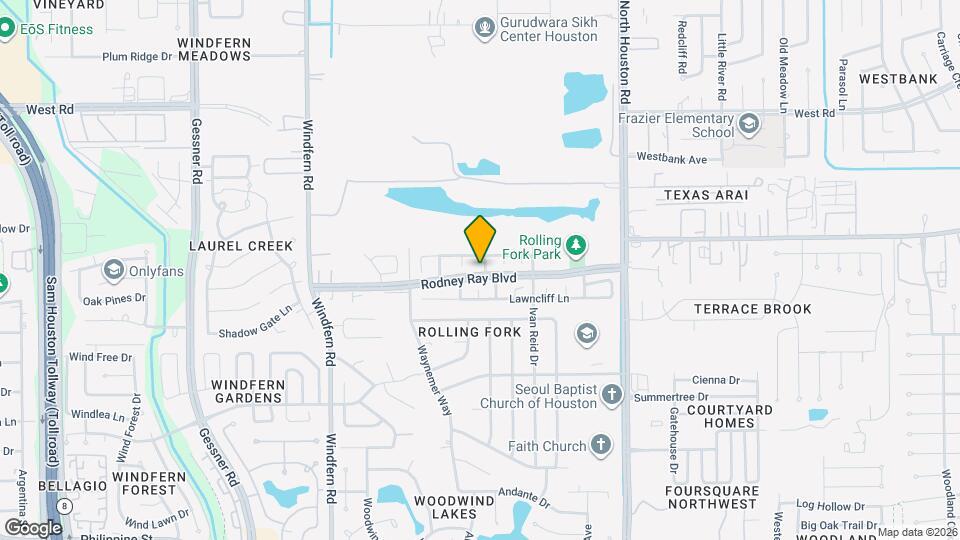 8503 Raybluff Ln Mapa y Detalles de la Ubicación