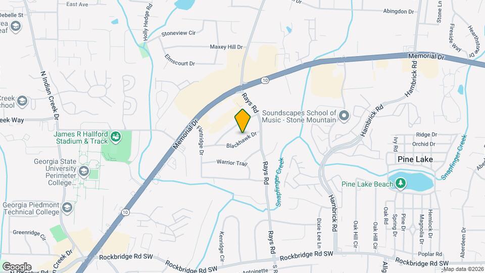 4134 Blackhawk Dr Map and Location Details