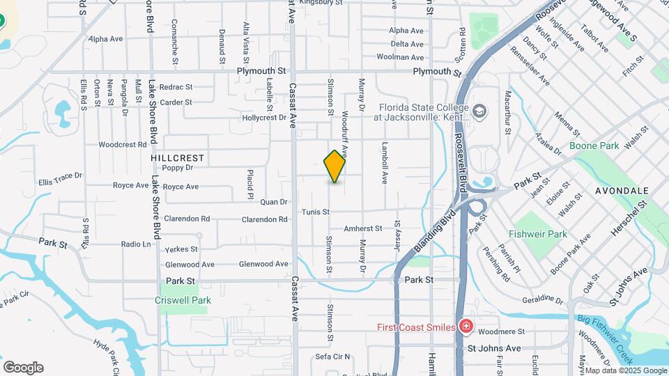 1359 Stimson St Map and Location Details