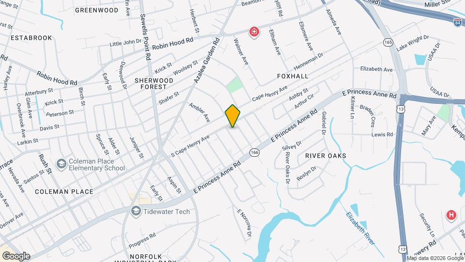 1552 Fleetwood Ave, Unit 3641-40 Map and Location Details