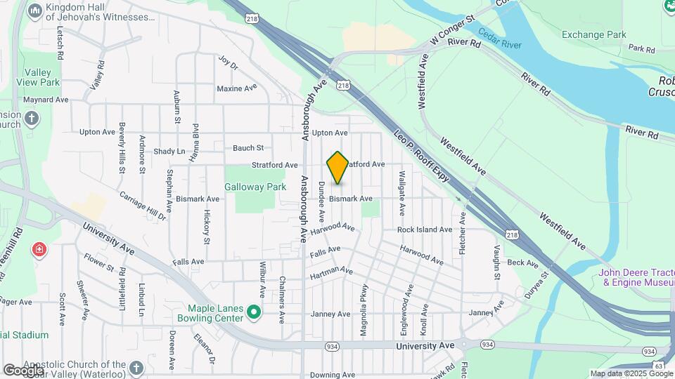 638 Kirkwood Ave Map and Location Details