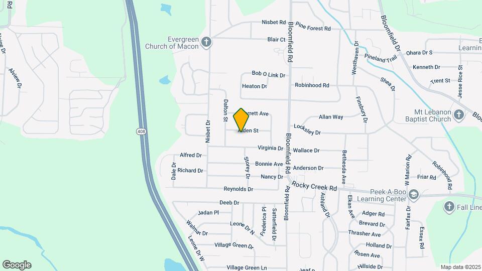 2764 Alden St Map and Location Details