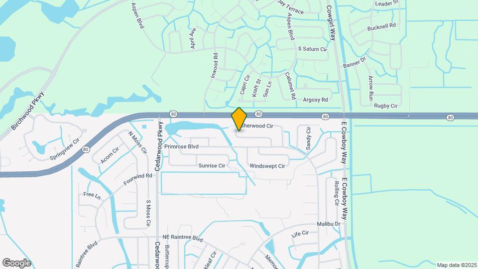 8028 Sherwood Cir Map and Location Details