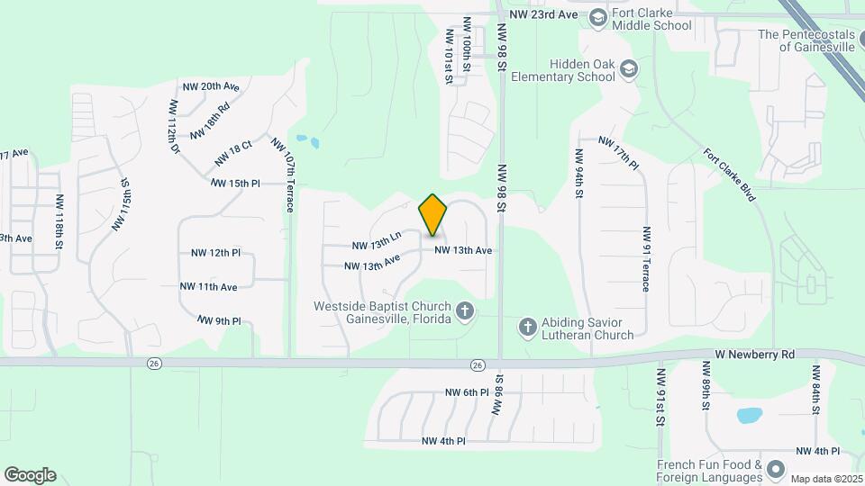 10106 NW 13th Ave Map and Location Details