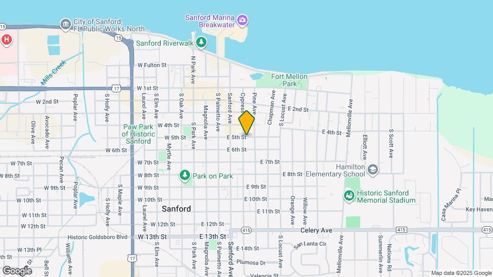 501 Cypress Ave Map and Location Details