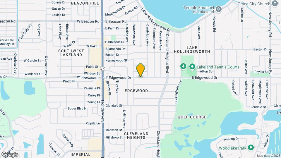 611 E Edgewood Dr Map and Location Details