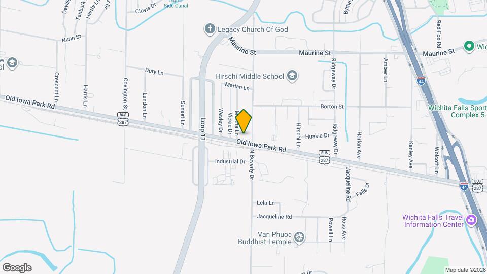 3204 Old Iowa Park Rd Map and Location Details