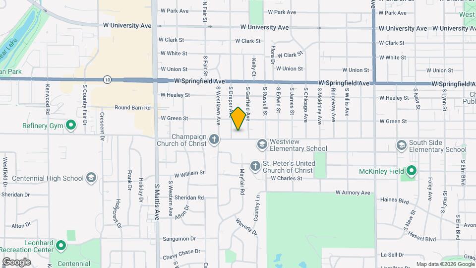 1406 W John St Map and Location Details