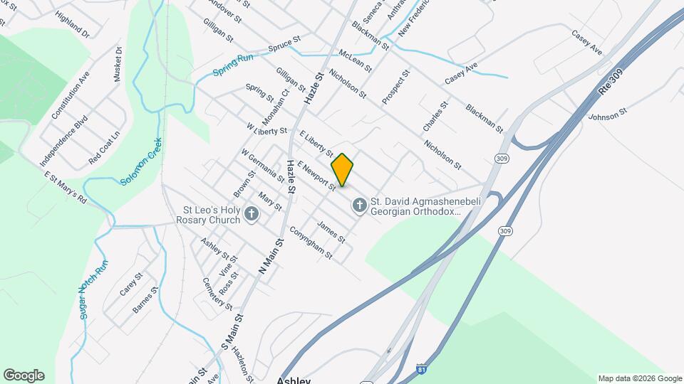 78-80 E Newport St Map and Location Details