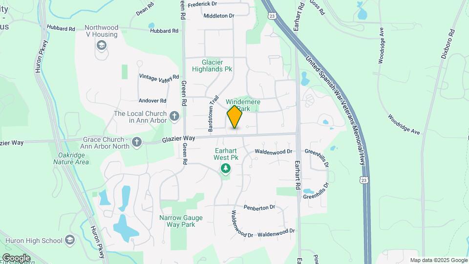 3715 Glazier Way Map and Location Details