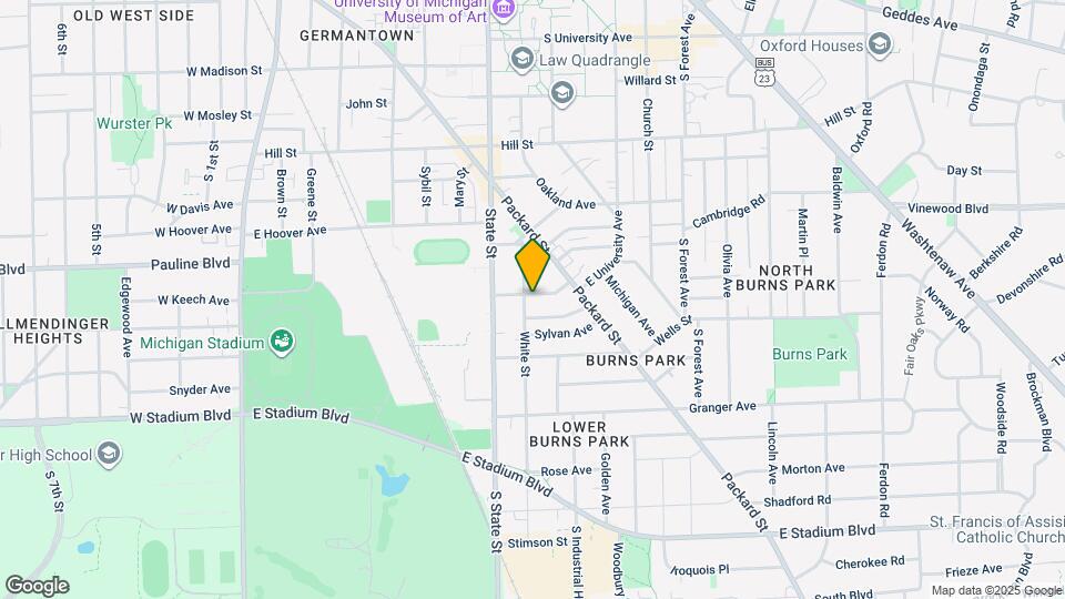 1201 White St Map and Location Details