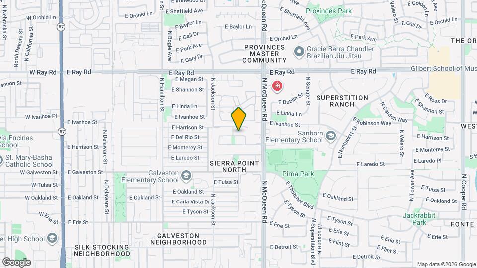 898 E Del Rio St Map and Location Details