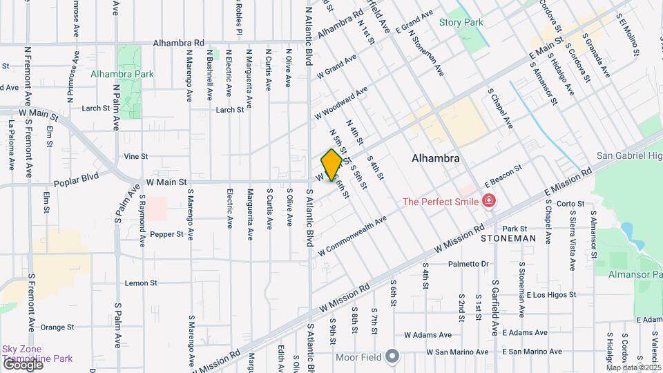 609 W Washington St Mapa y Detalles de la Ubicación