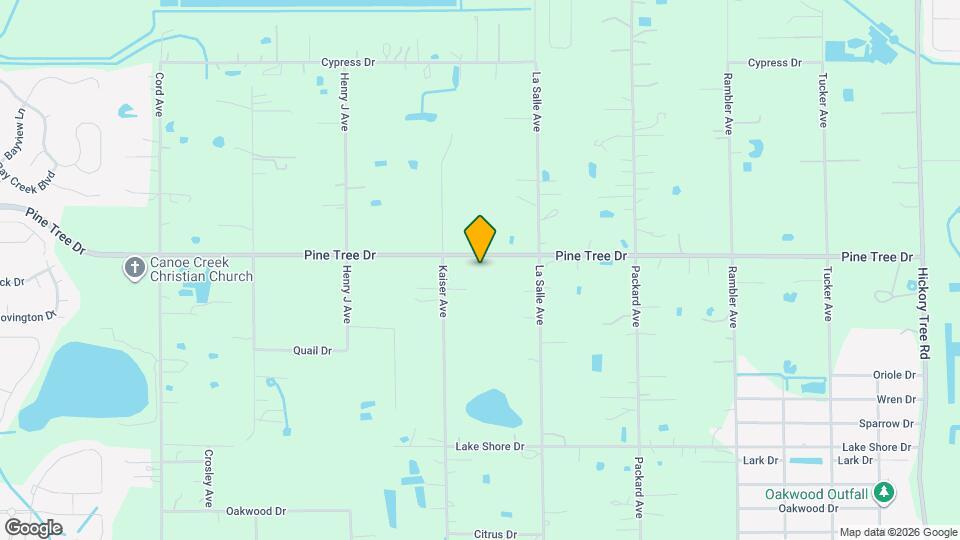 4450 Pine Tree Dr Map and Location Details