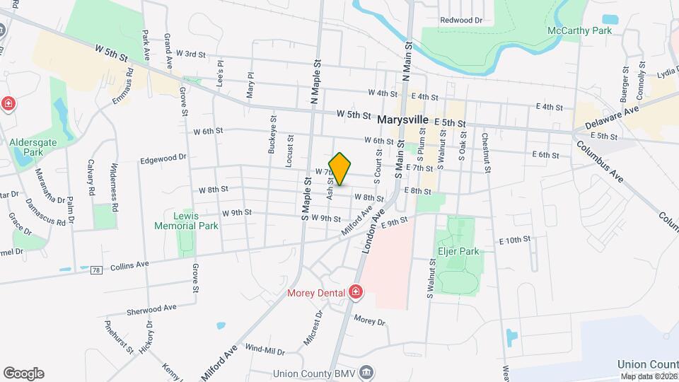 266 W 8th St Map and Location Details