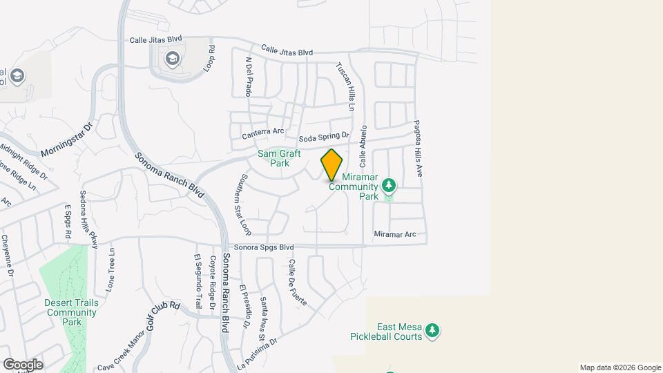 2355 Tuscan Hills Ln Map and Location Details