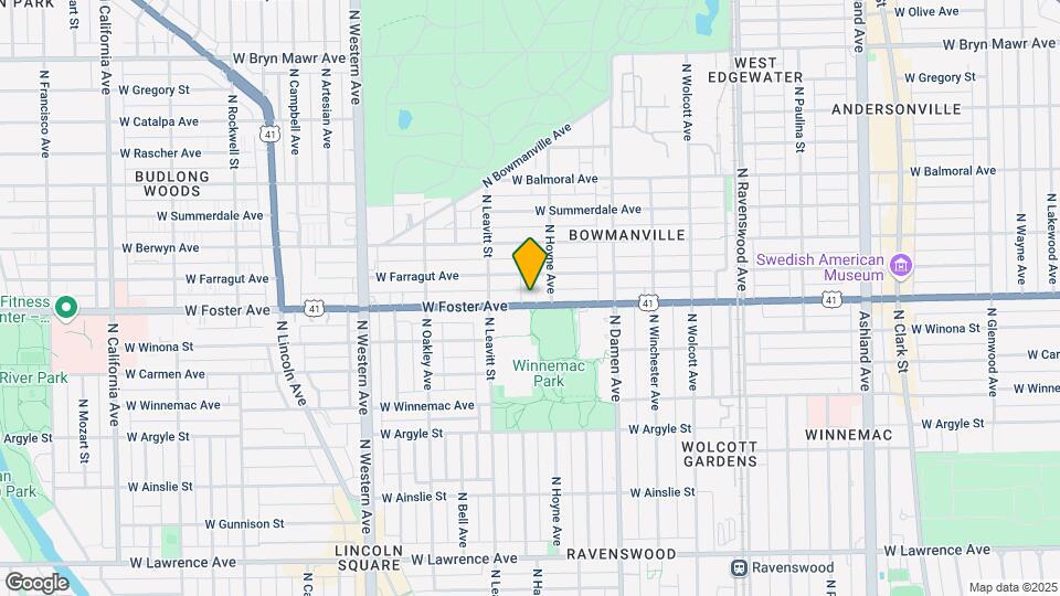 2116 W Foster Ave-Unit -IG*2-N Map and Location Details