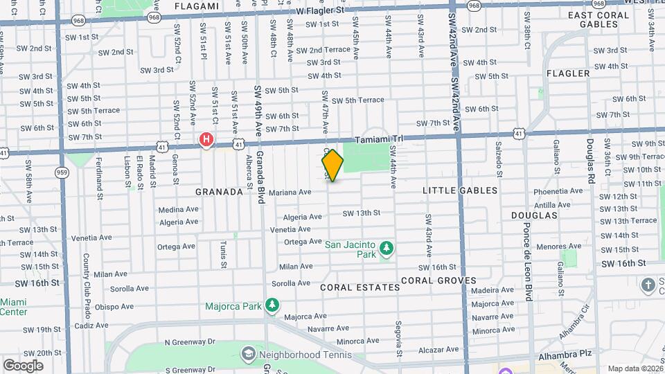 1015 Cortez St Map and Location Details