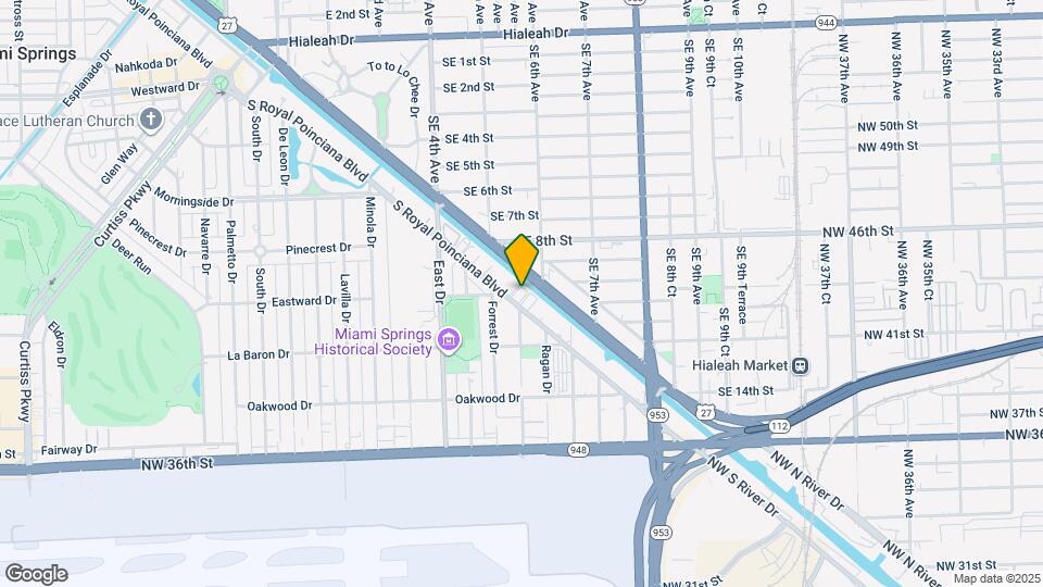465 S Royal Poinciana Blvd Map and Location Details