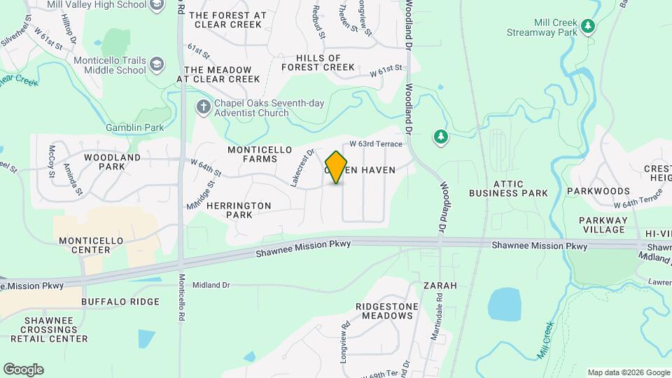 6400 Longview Rd Map and Location Details