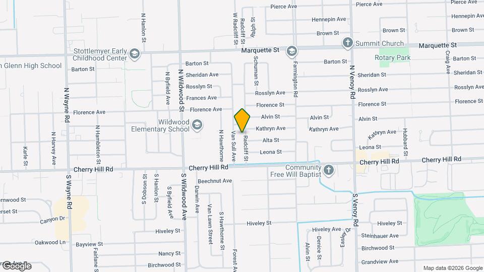 331 Radcliff St Map and Location Details