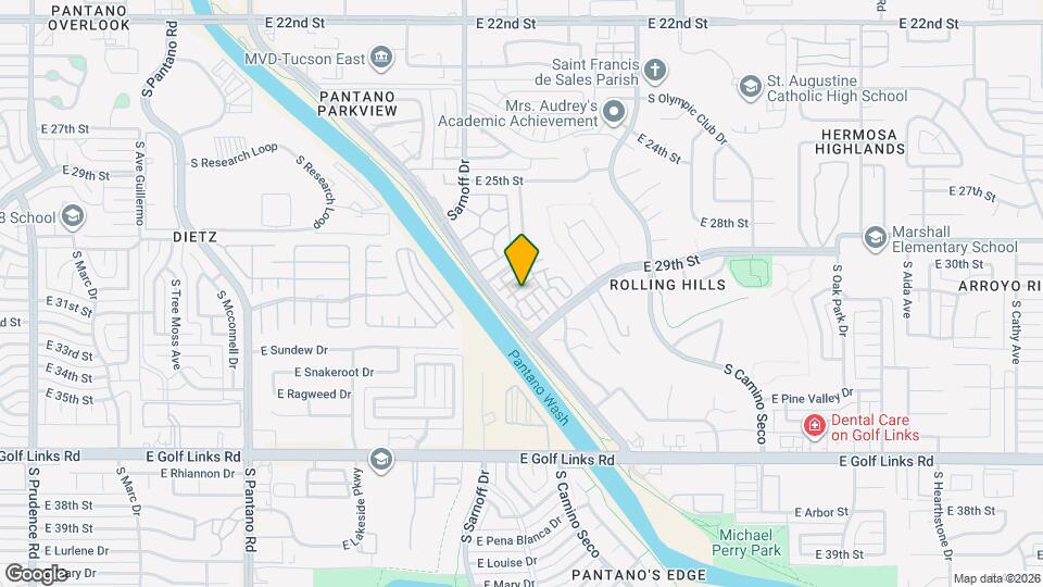 8351 E Hazeltine Ln Mapa y Detalles de la Ubicación