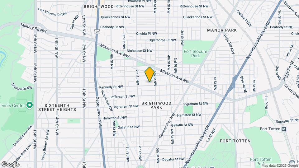 521 Kennedy St NW Map and Location Details