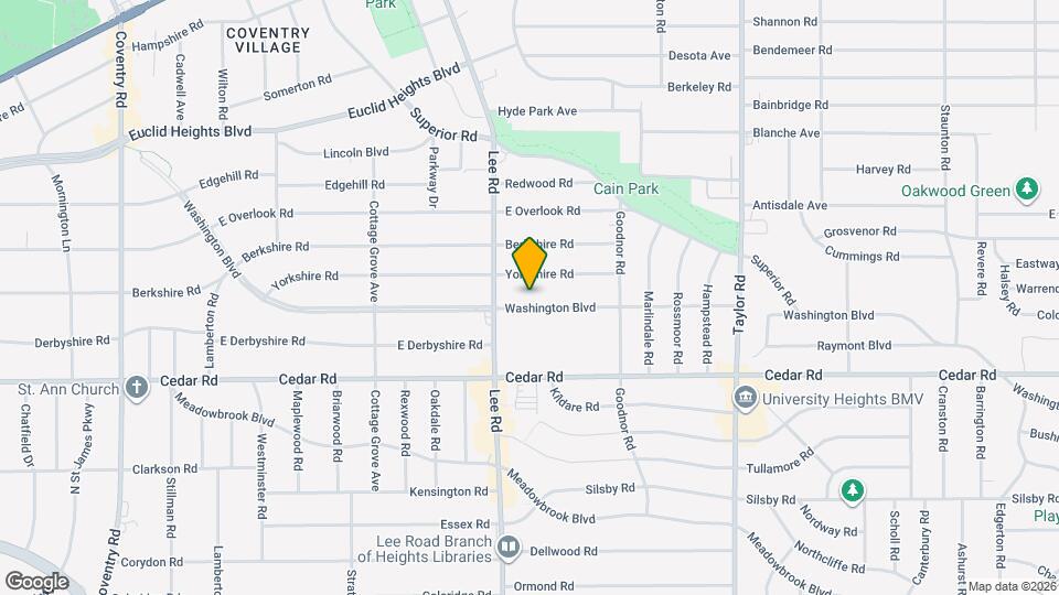 3237 Washington Blvd, Unit Upper Map and Location Details