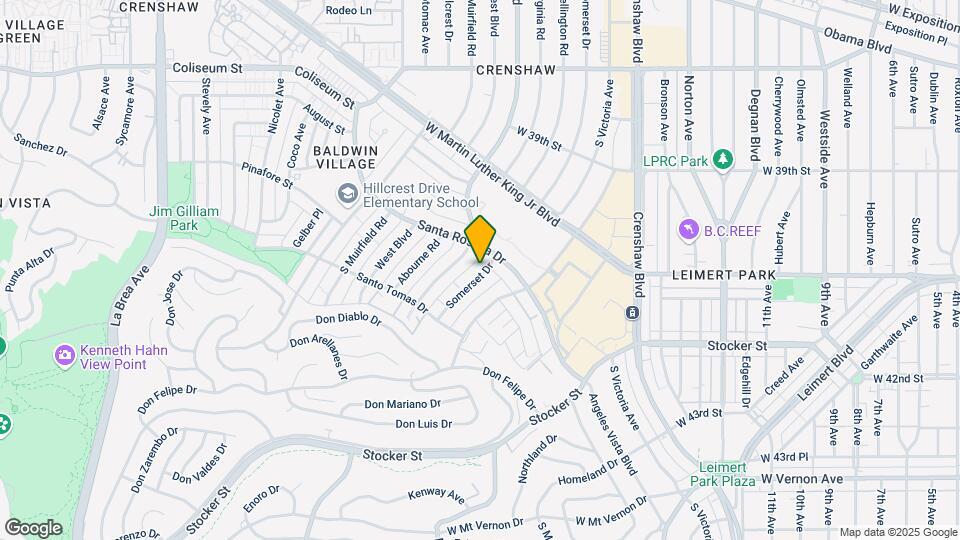 4115 Somerset Dr Mapa y Detalles de la Ubicación