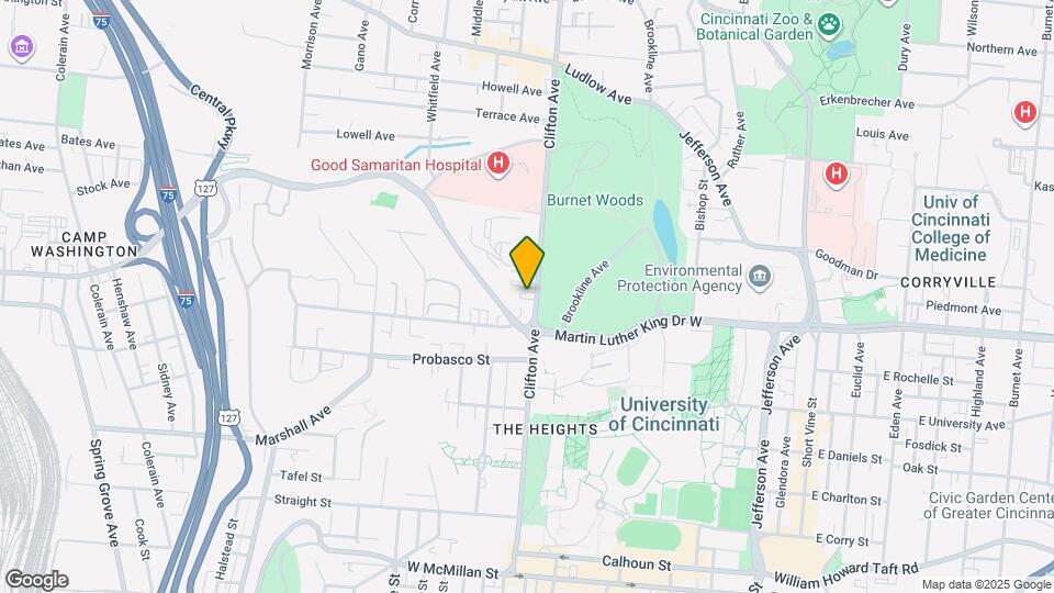 3027 Clifton Ave Map and Location Details