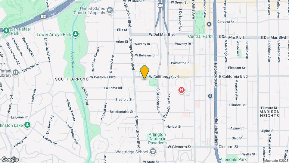 330 W California Blvd Map and Location Details