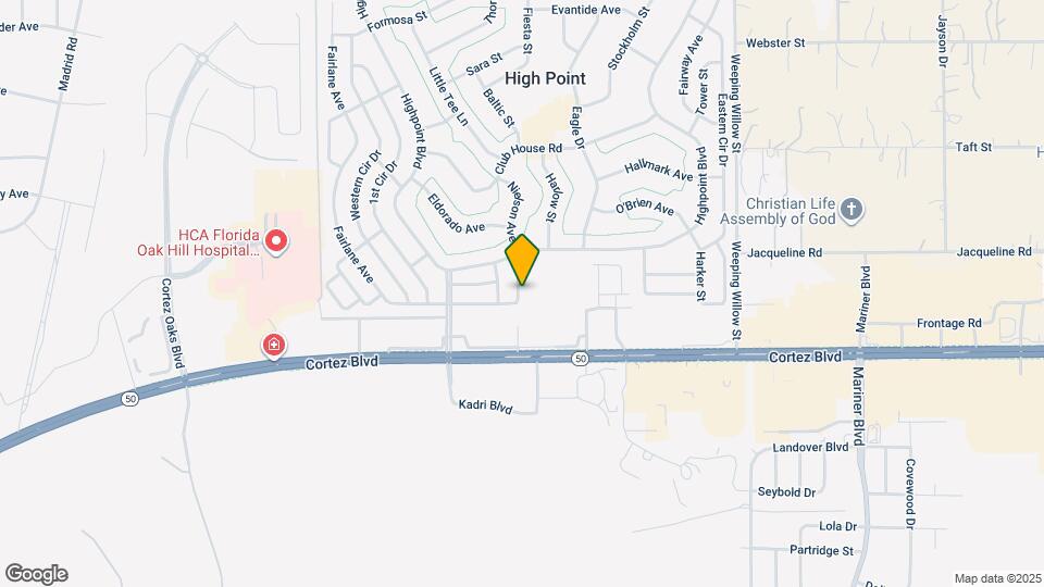 7169 Fairlane Ave Map and Location Details