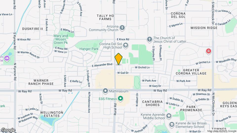 1328 N Jentilly Ct Mapa y Detalles de la Ubicación