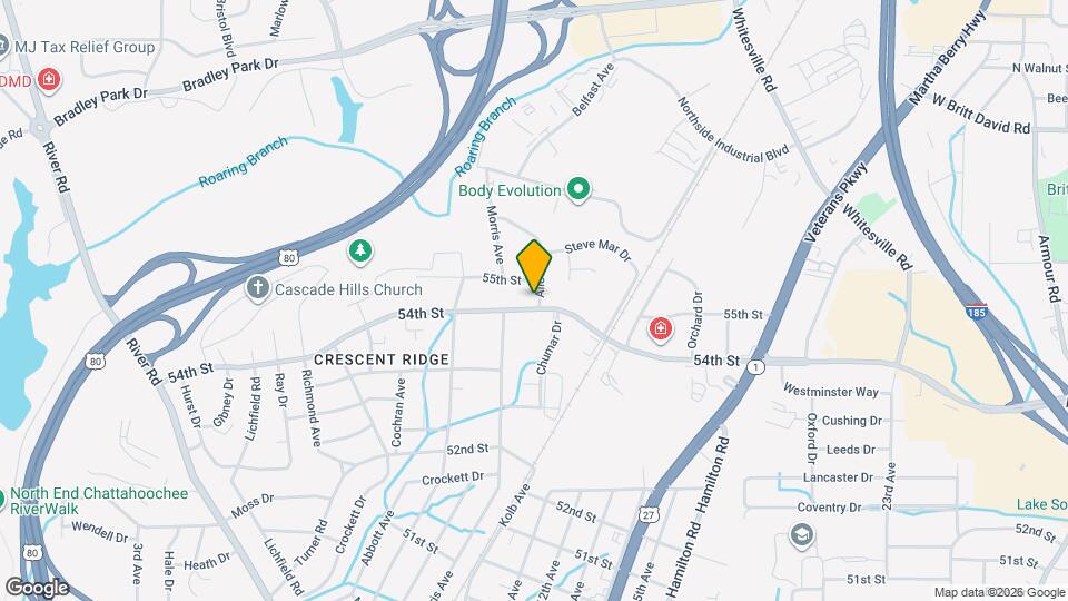 1073 54th St Map and Location Details