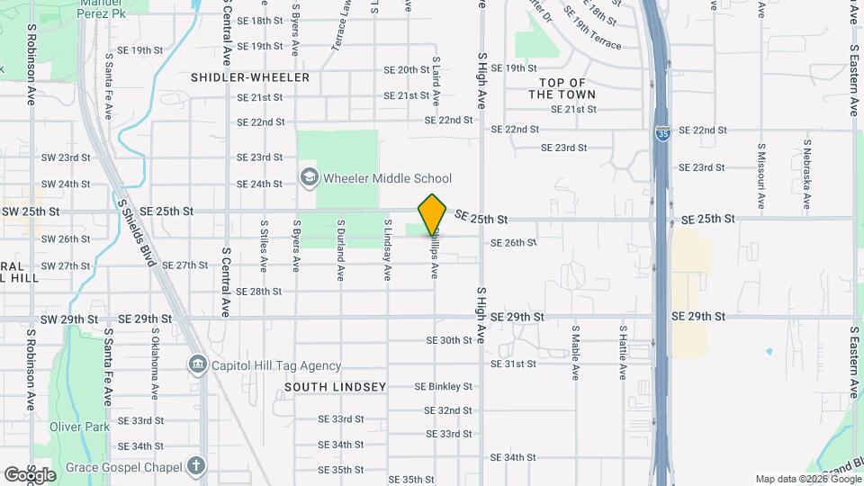 2701 S Phillips Ave Map and Location Details