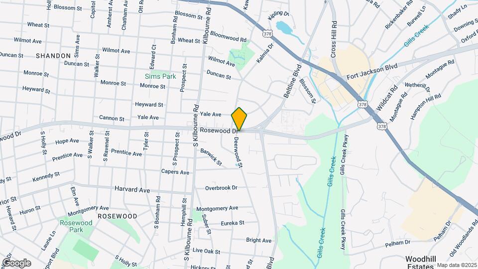 4004 Rosewood Dr Map and Location Details